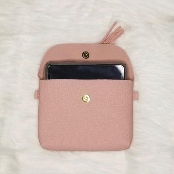 Wine Red Vegan Leather Cross Body Bag With Tassels - Picture 4 of 5